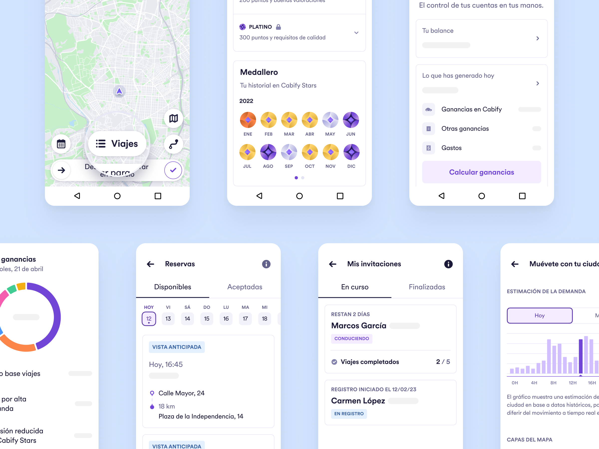 Mejoras de la app, mejores al volante