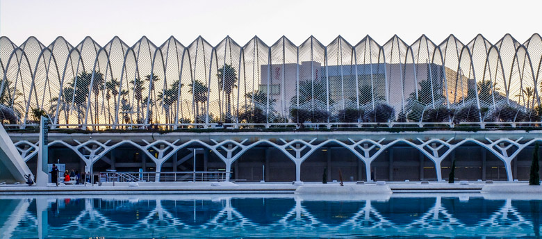Ciudad de las Artes y las Ciencias. Imagen cedida por @VisitValencia